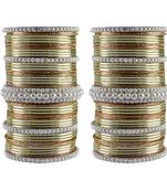 Multi Moti Brass Bangle