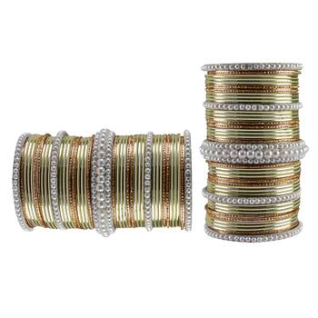 Multi Moti Brass Bangle 2