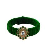 Light Green Stone Brass Bangle