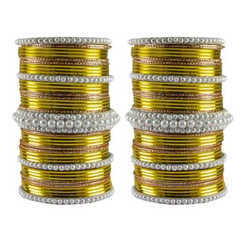 Multi Moti Brass Bangle 1
