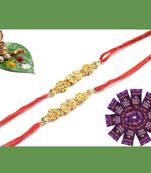 multicolor Beaded Brother Rakhi  For Rakshabandhan