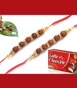 multicolor Beaded Brother Rakhi  For Rakshabandhan