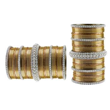 Multi Moti Brass Bangle 2
