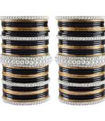 Multi Moti Brass Bangle