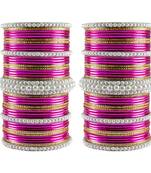 Multi Moti Brass Bangle