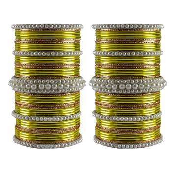 Multi Moti Brass Bangle 1