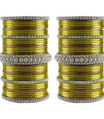 Multi Moti Brass Bangle