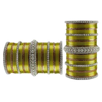 Multi Moti Brass Bangle 2