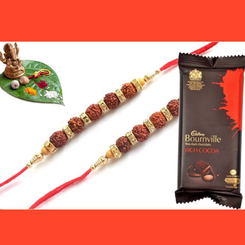 multicolor Beaded Brother Rakhi  For Rakshabandhan