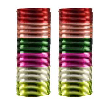Multi Plain Metal Bangle 1