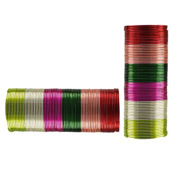 Multi Plain Metal Bangle 2