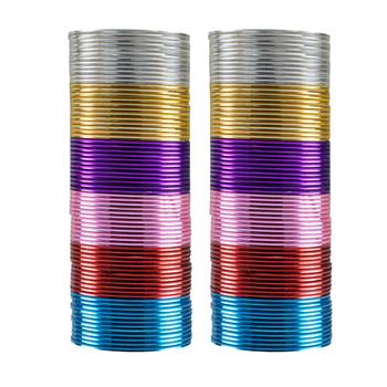 Multi Plain Metal Bangle 1