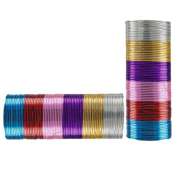 Multi Plain Metal Bangle 2
