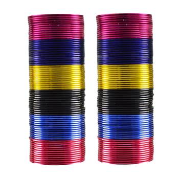 Multi Plain Metal Bangle 1