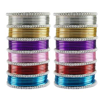 Multi Moti Brass Bangle 1