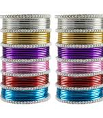 Multi Moti Brass Bangle