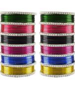 Multi Moti Brass Bangle