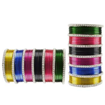 Multi Moti Brass Bangle 2