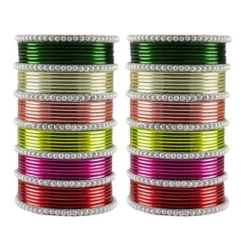 Multi Moti Brass Bangle 1