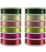 Multi Moti Brass Bangle