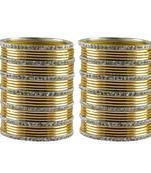 Golden Stone Brass Bangle