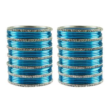 Firozi Stone Brass Bangle 1