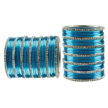Firozi Stone Brass Bangle 2