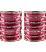 Gajari Stone Brass Bangle