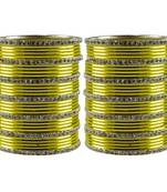 Yellow Stone Brass Bangle