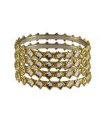 Golden Stone Brass Bangle