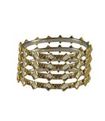 Golden Stone Brass Bangle