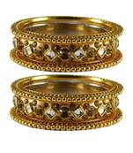 Golden Stone Brass Bangle