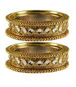 Golden Stone Brass Bangle