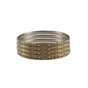 Golden Stone Brass Bangle 1