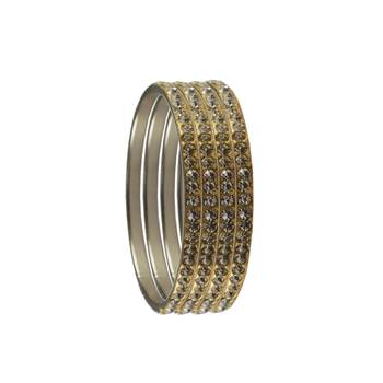 Golden Stone Brass Bangle 2