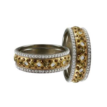 Golden Stone Brass Bangle 2