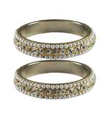 Golden Stone Brass Bangle