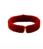Red Plain Brass Bangle