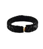 Black Plain Brass Bangle