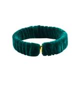 Green Plain Brass Bangle
