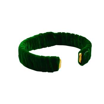 Green Plain Brass Bangle 2