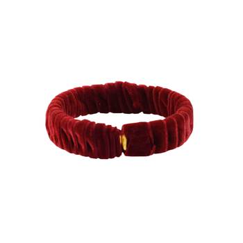 Maroon Plain Brass Bangle 1
