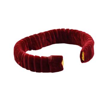 Maroon Plain Brass Bangle 2