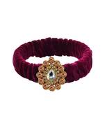 Dark Rani Stone Brass Bangle