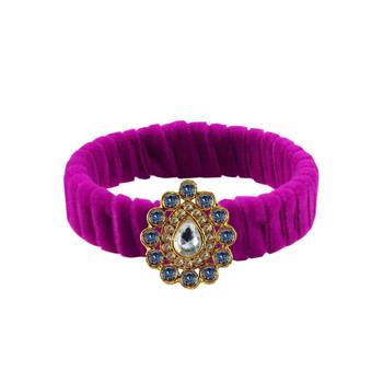 Rani Stone Brass Bangle 1
