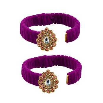 Rani Stone Brass Bangle 2