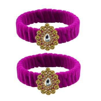 Rani Stone Brass Bangle 1