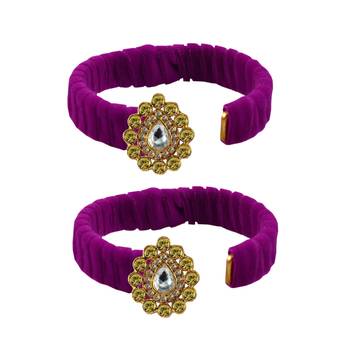 Rani Stone Brass Bangle 2