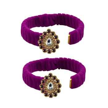 Rani Stone Brass Bangle 2