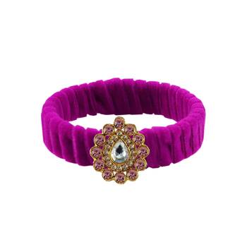 Rani Stone Brass Bangle 1